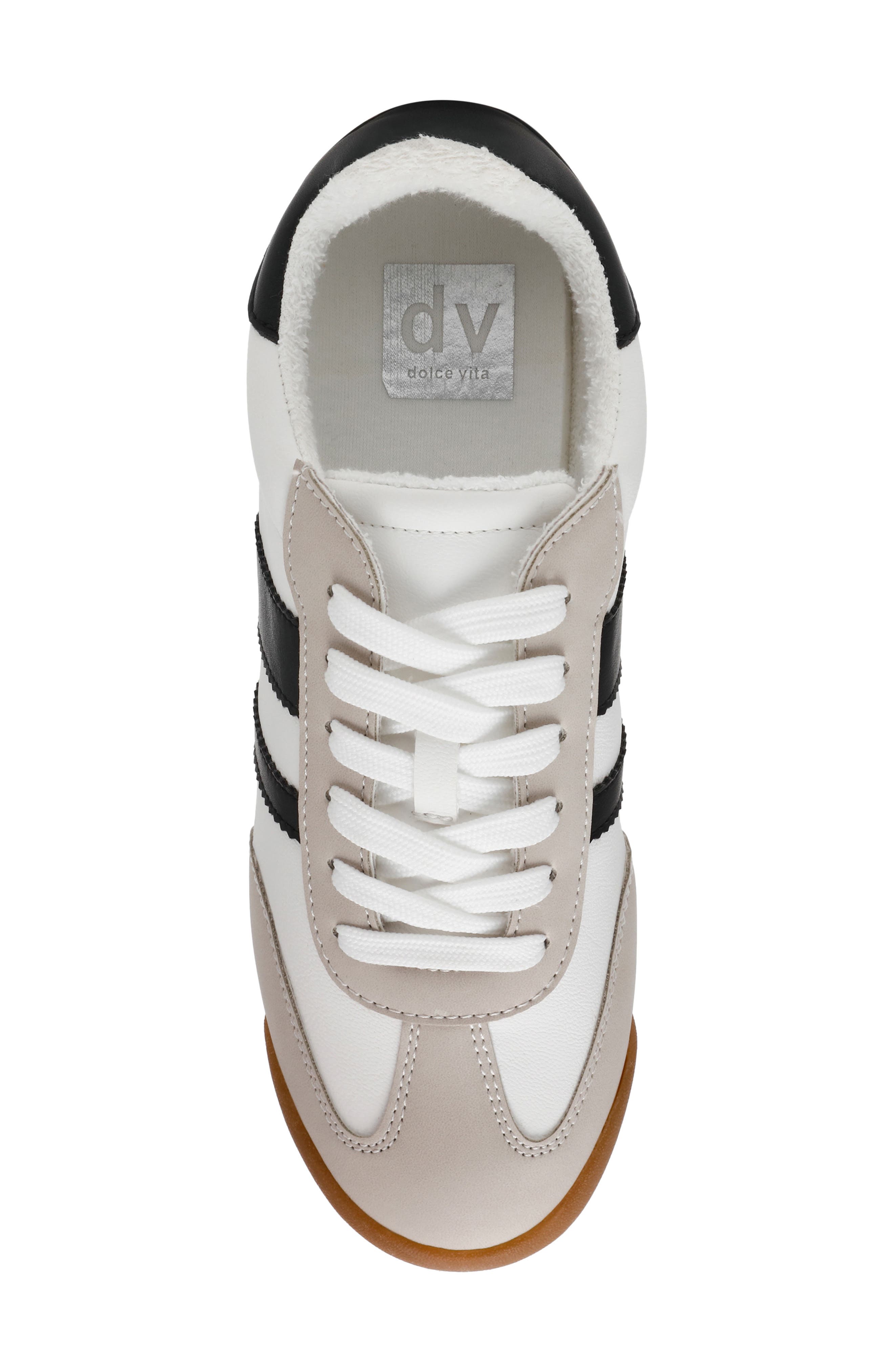 DV by Dolce Vita Retro Racer Sneaker, Alternate, color, Black White
