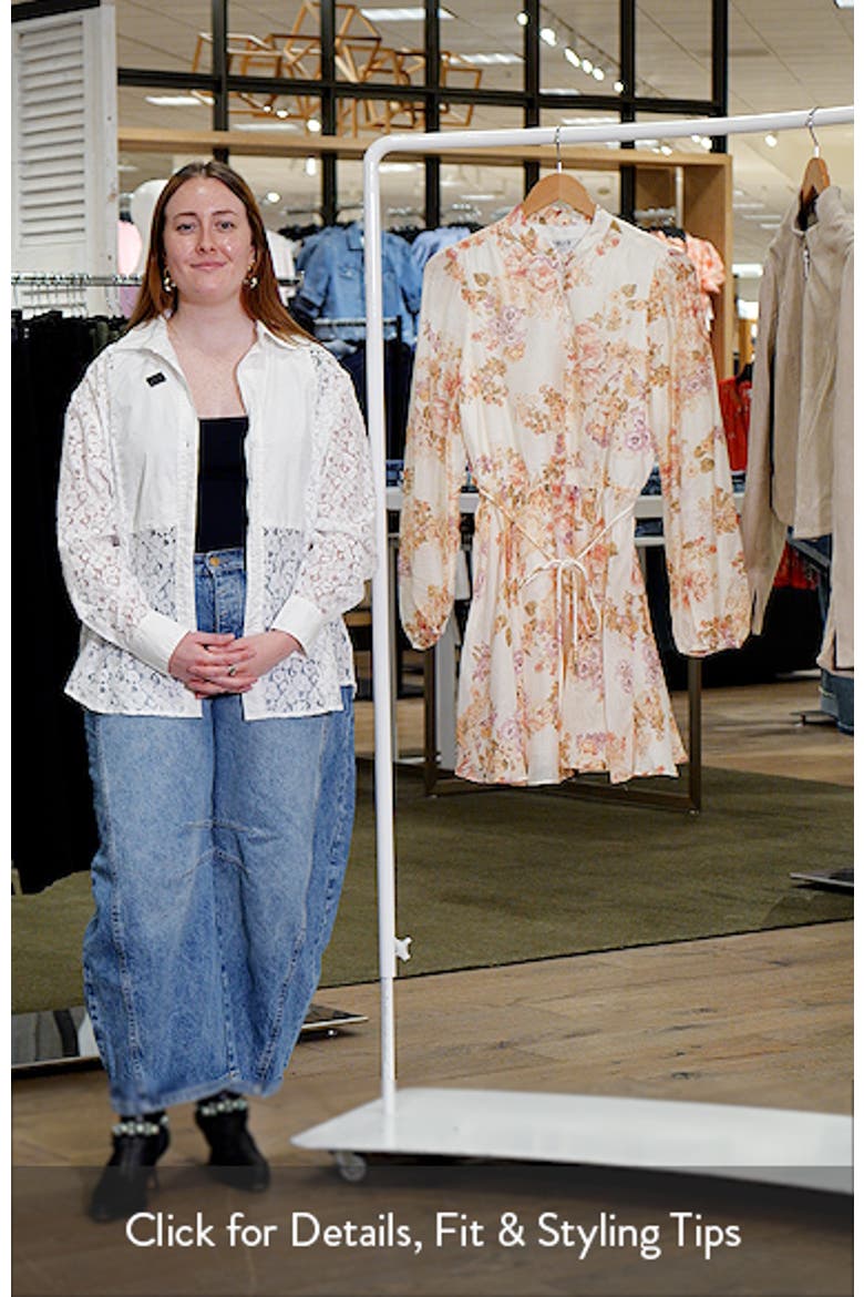 Rhys Fluted Long Sleeve Minidress video