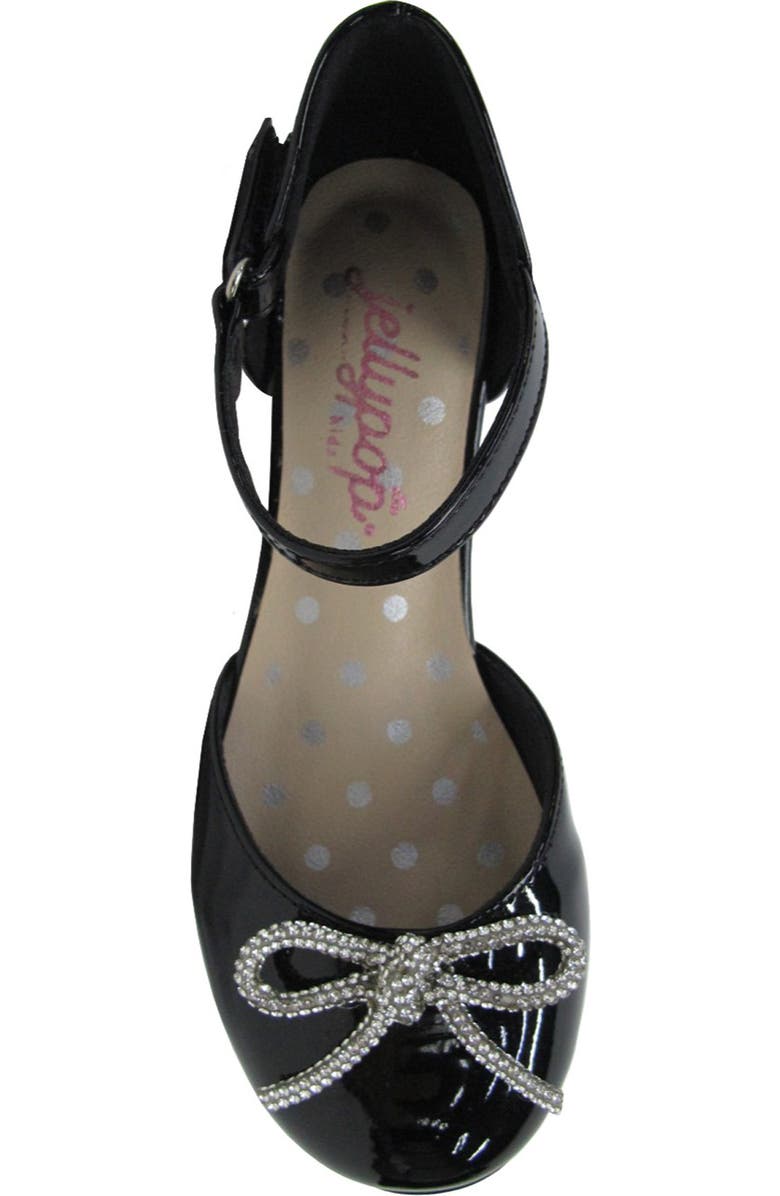 JELLYPOP Kids' Audrina Bow Pump, Alternate, color, Black