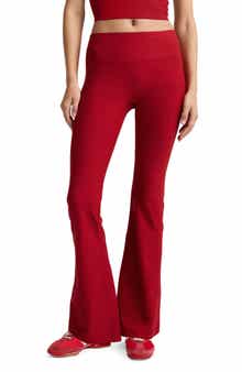 Space Dye High Waist Bootcut Leggings