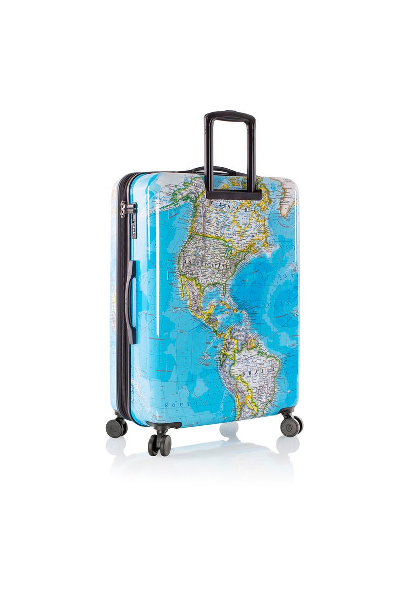 Journey 3G 30 Inch Fashion Spinner® Luggage, Alternate, color, Blue Maps