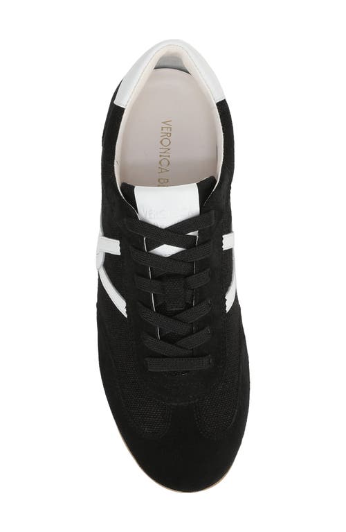 Veronica Beard Riviera Sneaker In Black/coconut
