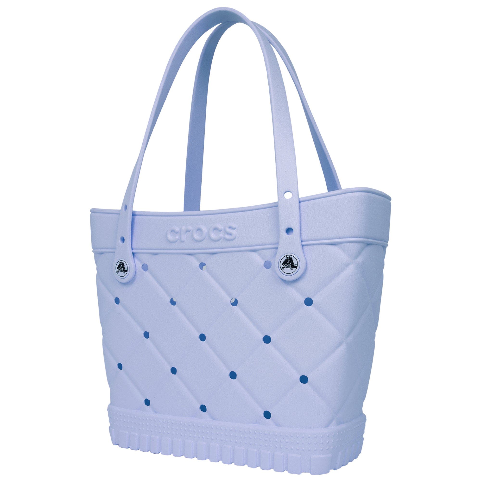 CROCS Medium Quilted Tote, Alternate, color, Blue Haze