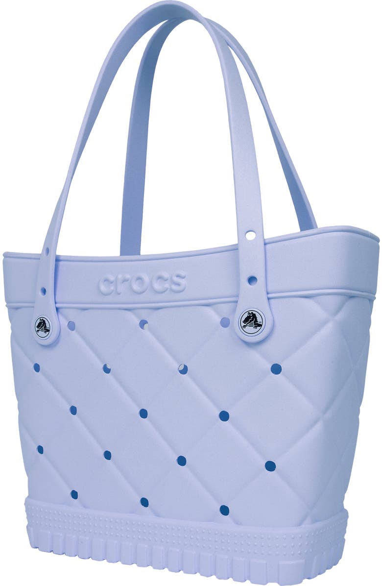 CROCS Medium Quilted Tote, Alternate, color, Blue Haze