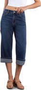 HINT OF BLU Heart Cuff Carpenter Wide Leg Shorts