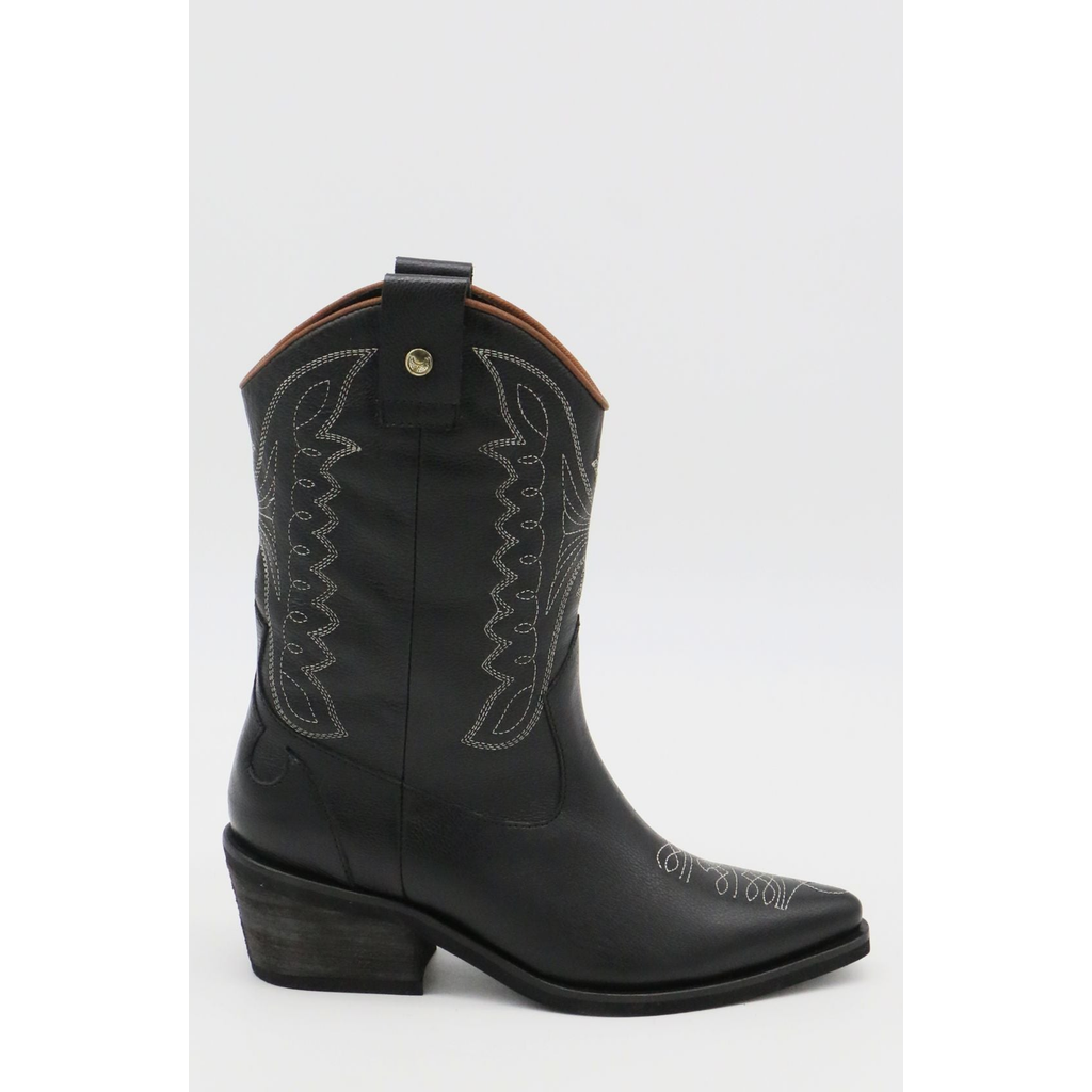 Stivali New York Unstoppable Western Cowboy Boots In Black