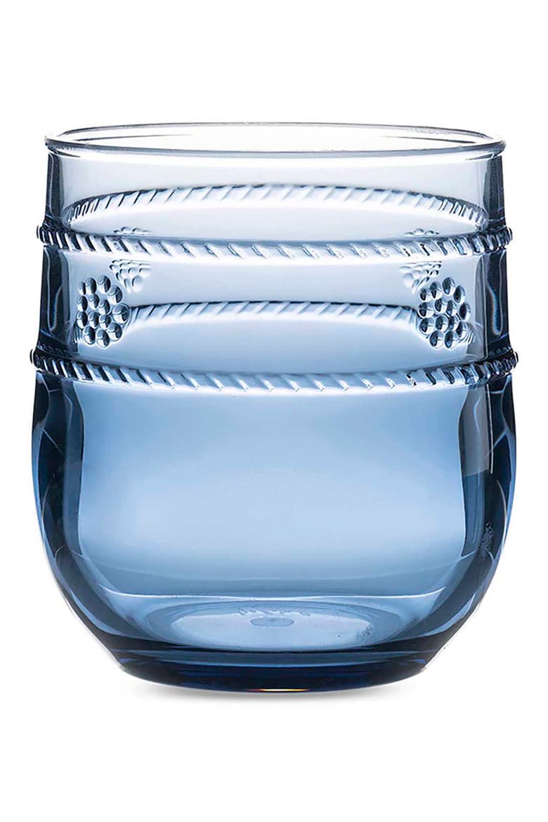 Isabella Set of 4 Acrylic Small Tumblers, Alternate, color, BLUE