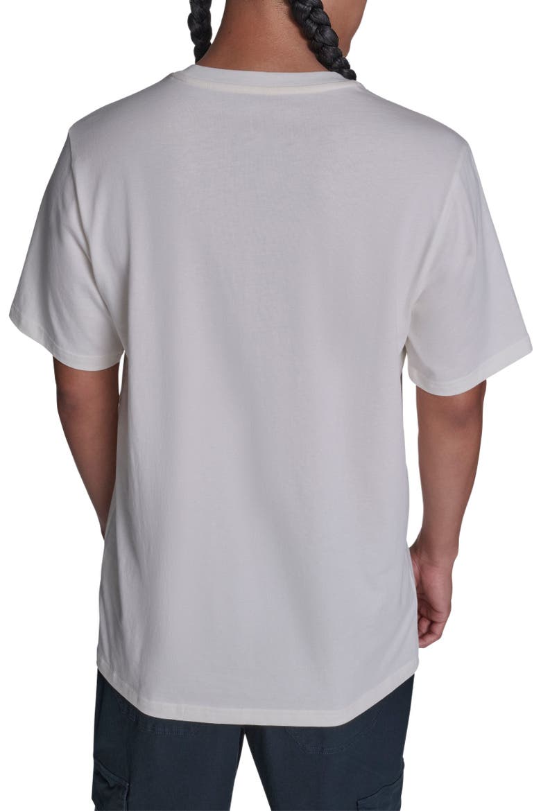 Retro Walk Tee, Alternate, color, CONVERSE EGRET