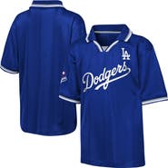 Outerstuff Youth Outerstuff Blue Los Angeles Dodgers Y2 Tech Stadium Fashion Collar T-Shirt