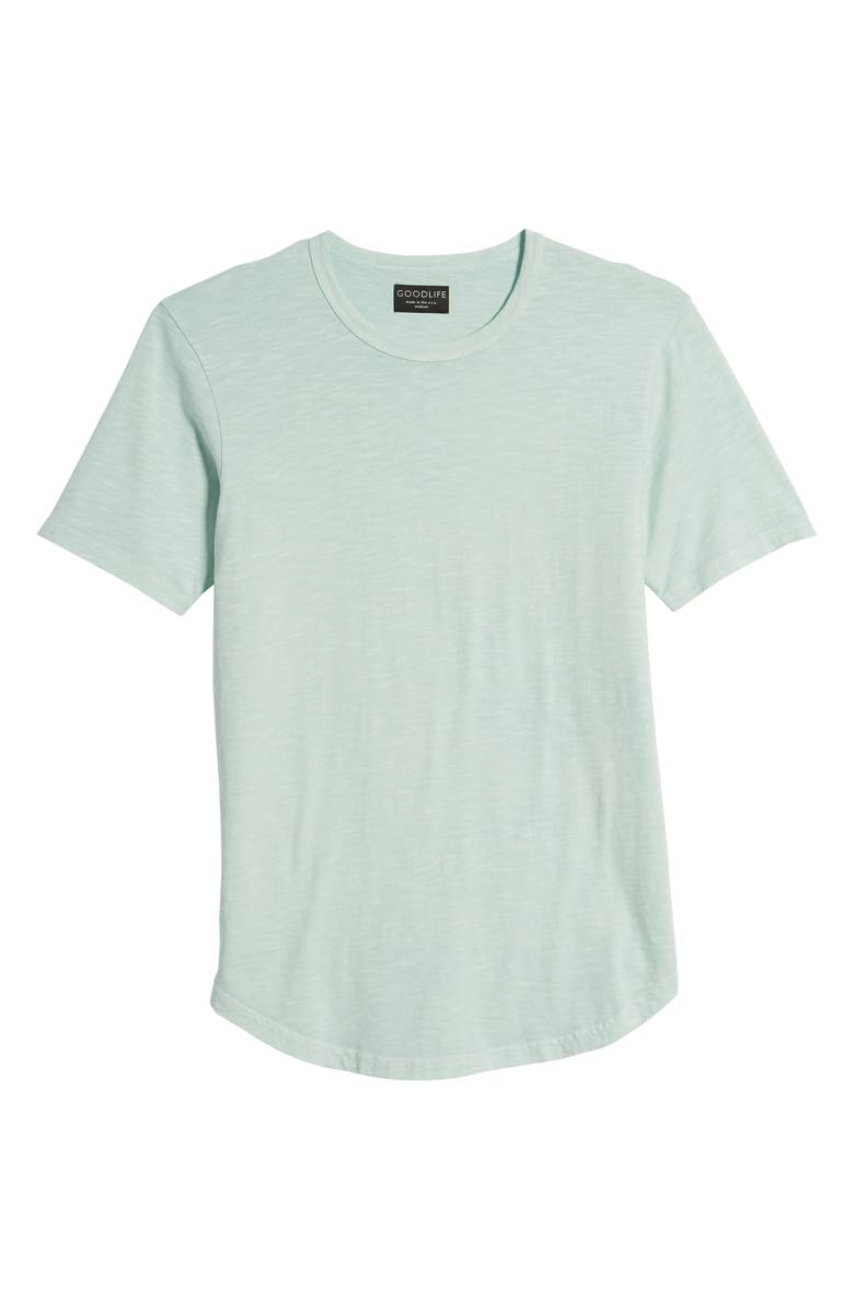 Goodlife Sun Faded Slub Scallop Crew T-Shirt, Alternate, color, Seafoam