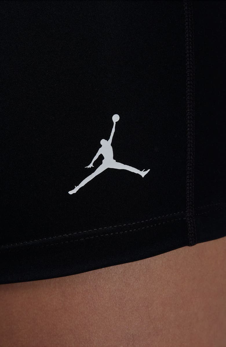 Jordan Leak Protection Period Bike Shorts, Alternate, color, Black