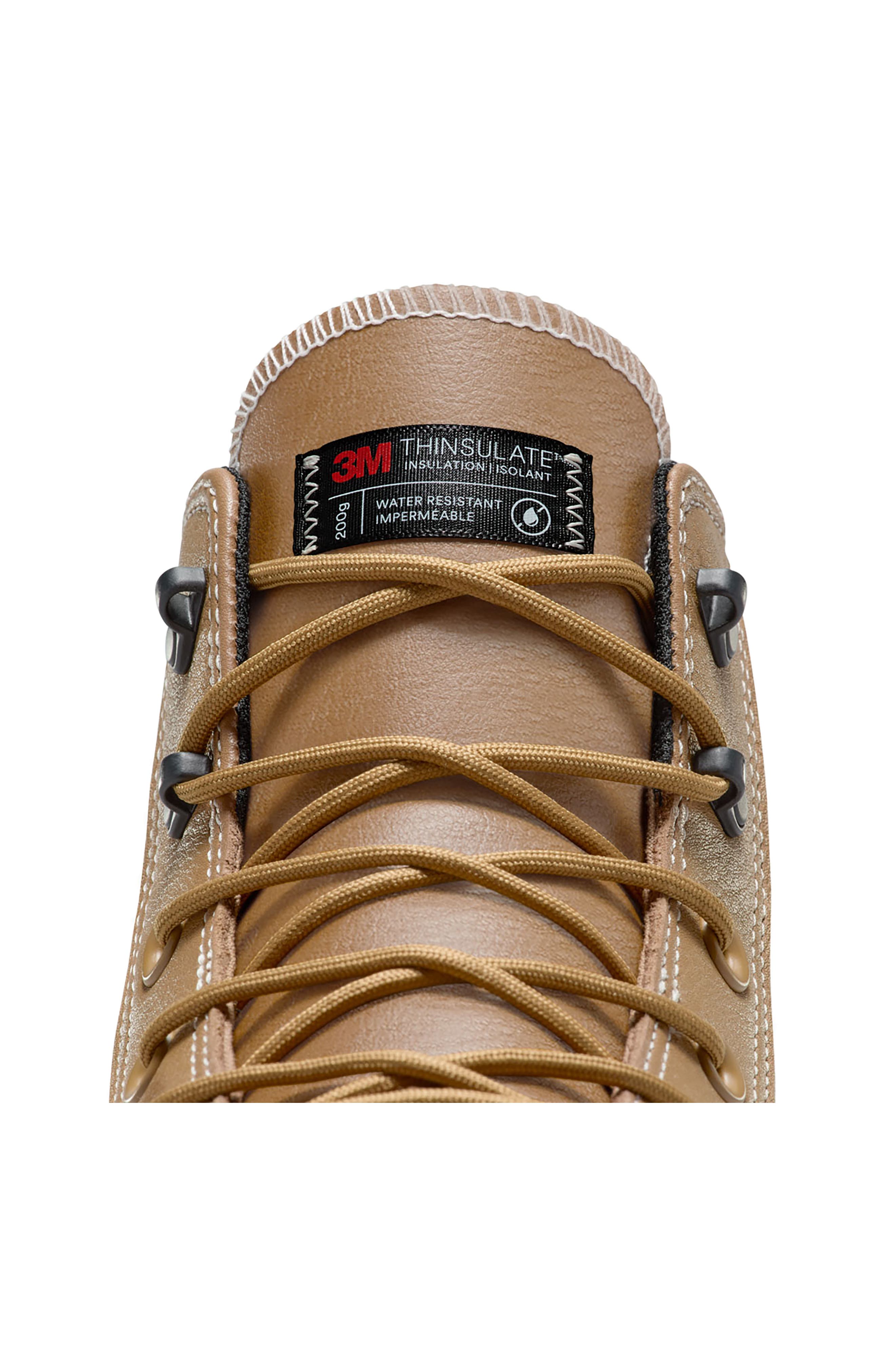 Converse Chuck Taylor All Star Equip Waterproof Leather High Top Sneaker, Alternate, color, Toadstool Tan