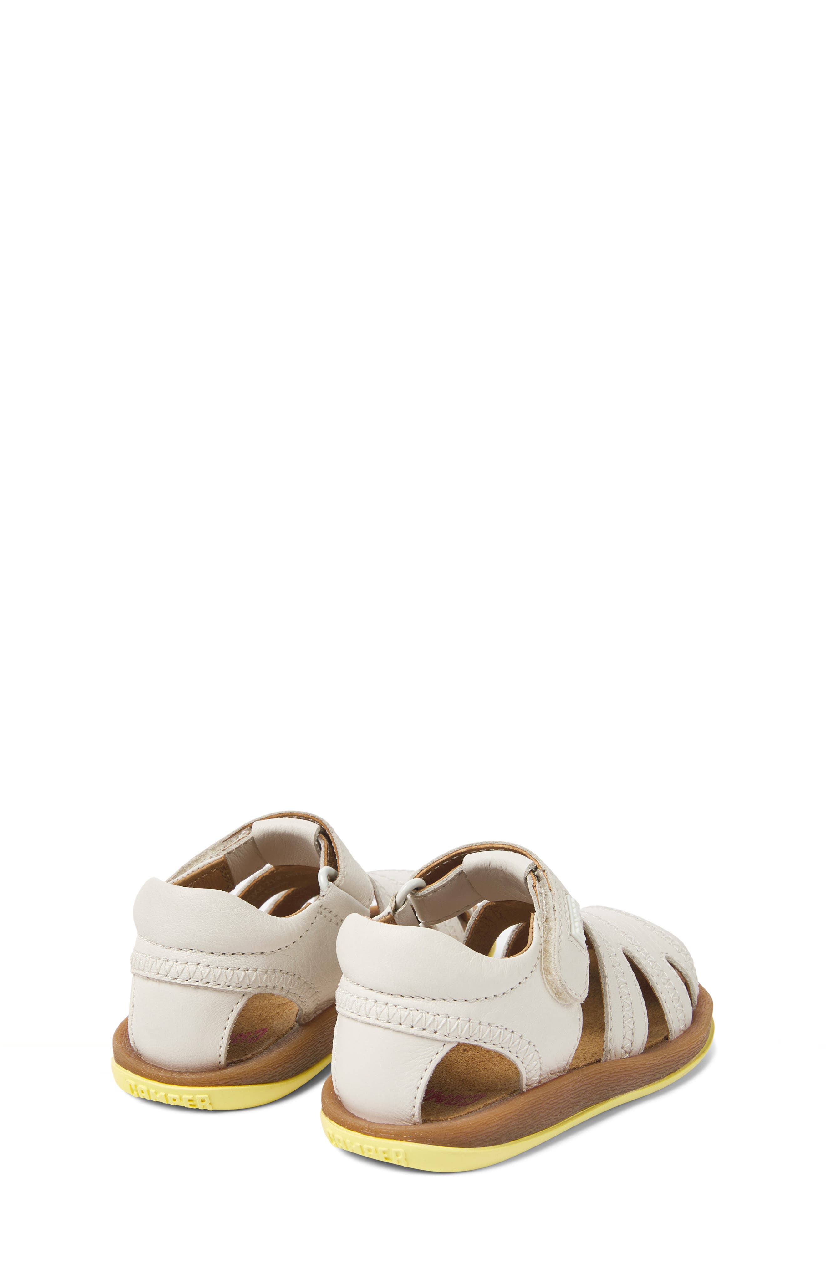 Camper Kids' Bicho Sparkle Sandal, Alternate, color, White Natu