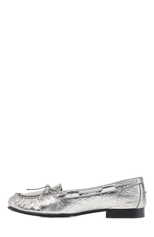 Mcm Moccasin In Silver