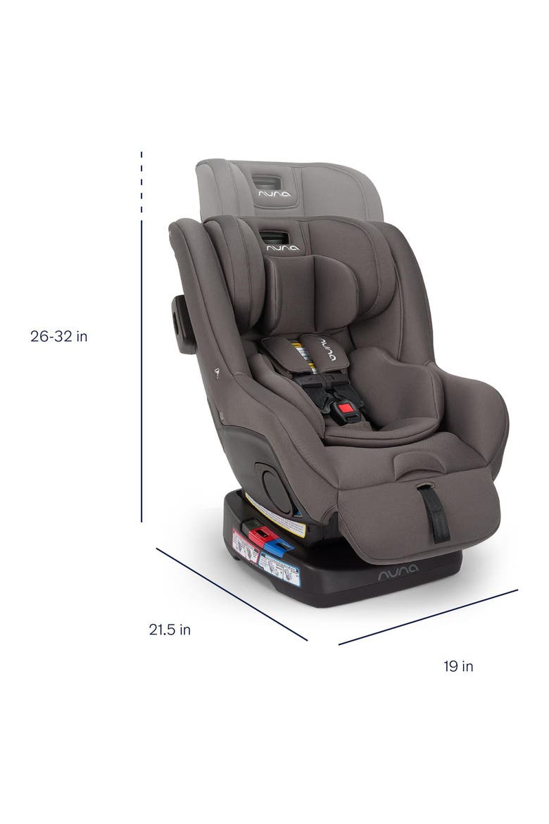 Rava Next Flame Retardant–Free Convertible Car Seat, Alternate, color, GRANITE