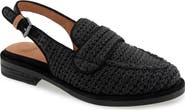 Gentle Souls Caleb Slingback Raffia Loafer Flat