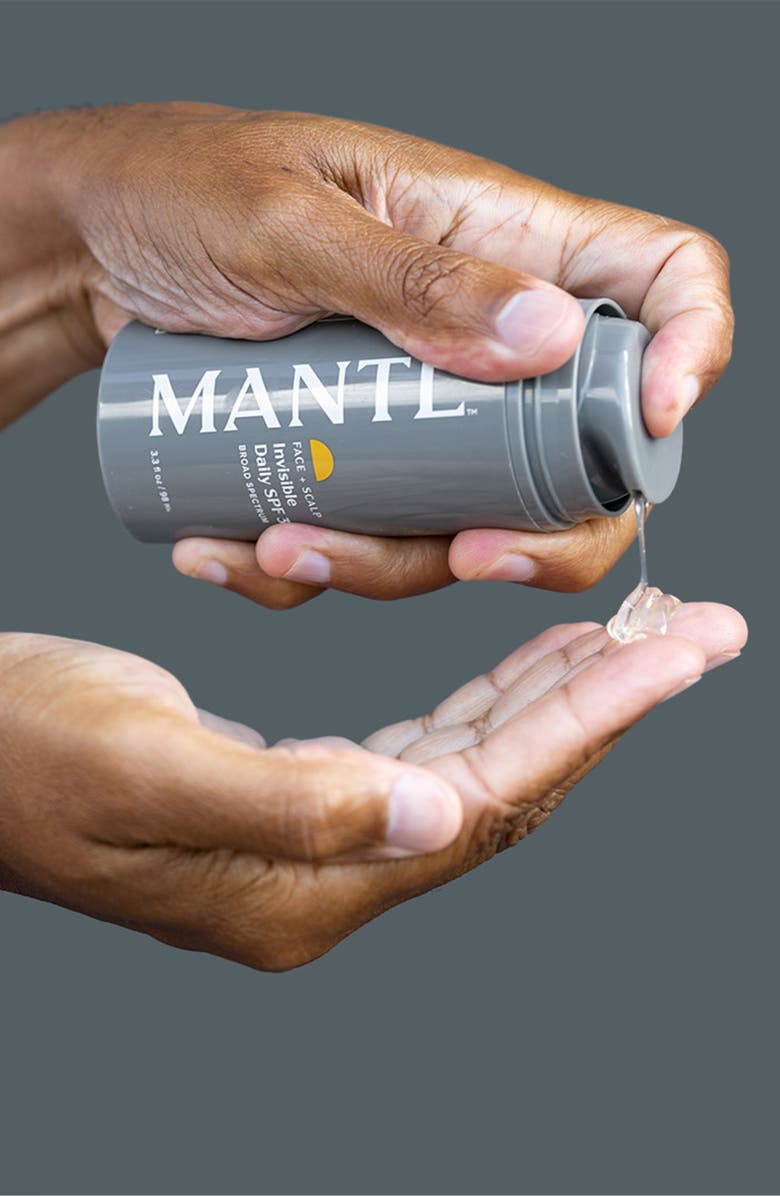 MANTL Face + Scalp Invisible Daily SPF 30 Broad Spectrum, Alternate, color,