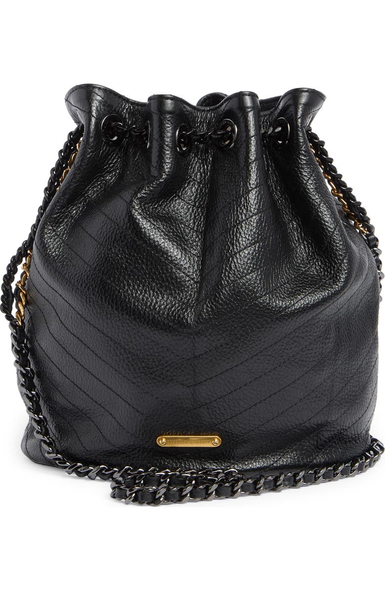 Rebecca Minkoff Soft Textured Leather Bucket Bag, Alternate, color,