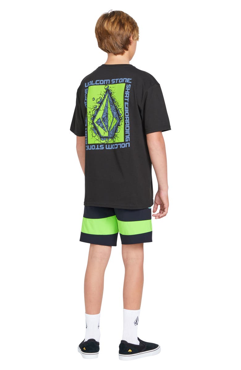 Volcom Kids' Marine Time Mod Liberator Board Shorts, Alternate, color,