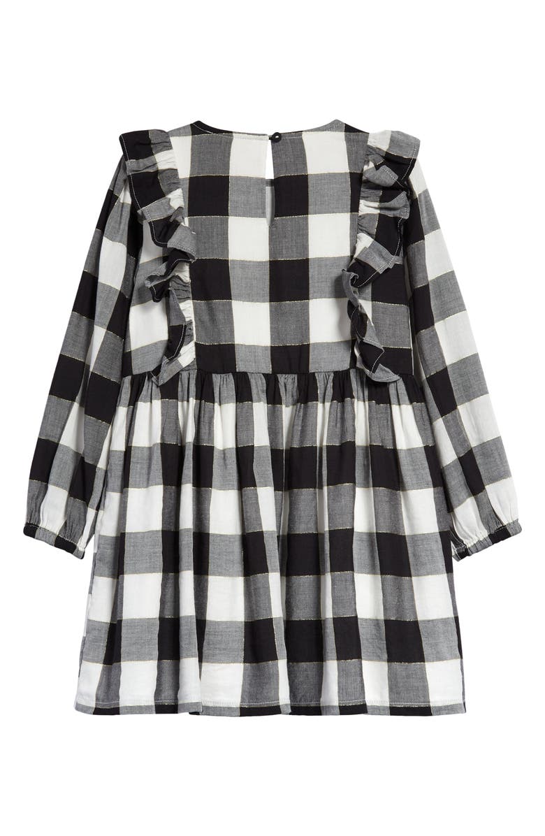 Tucker + Tate Kids' Sweet Shine Long Sleeve Cotton Blend Dress, Alternate, color, 