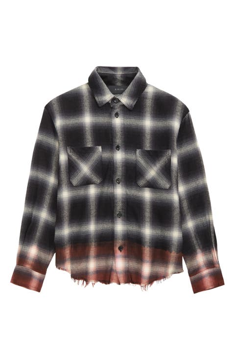 Kids' Ombré Plaid Button-Up Shirt (Little Kid & Big Kid)