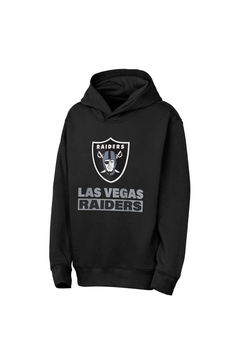 Outerstuff Youth Outerstuff  Black Las Vegas Raiders Back to Basics Hoodie, Alternate, color, Black