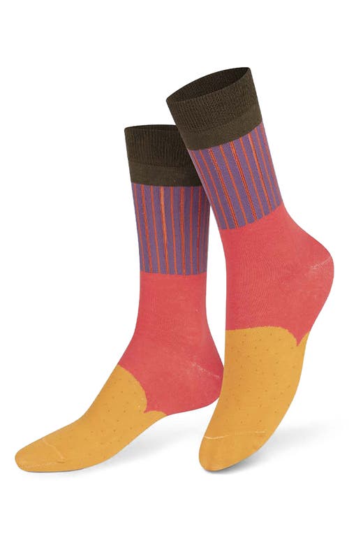 Doiy Spicy Taco 3d Crew Socks In Multi