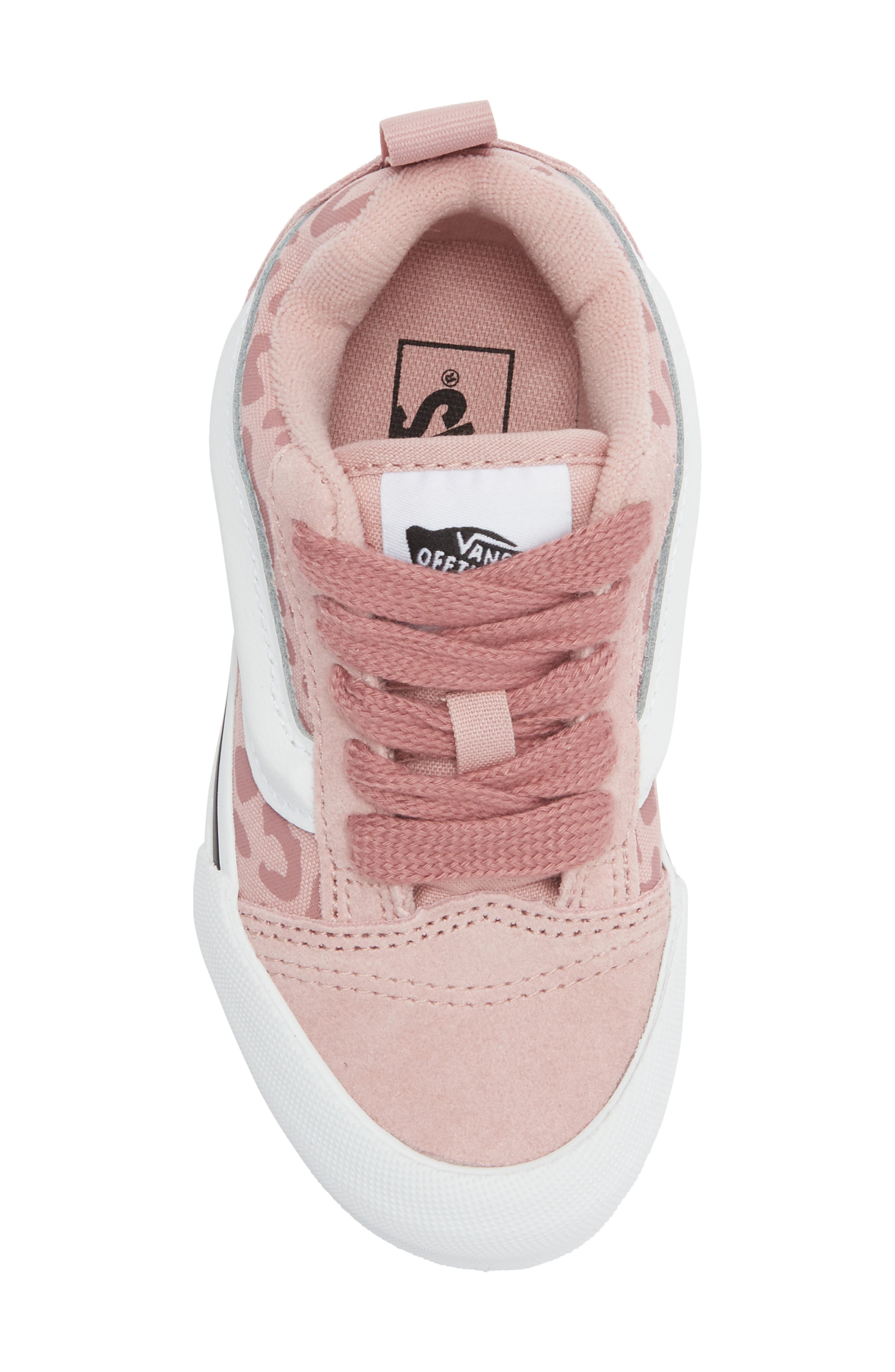 Vans Kids' Knu Skool Sneaker, Alternate, color, Leopard Misty Mauve