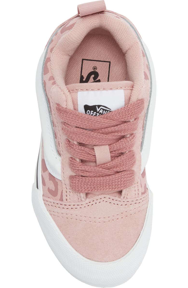 Vans Kids' Knu Skool Sneaker, Alternate, color, Leopard Misty Mauve