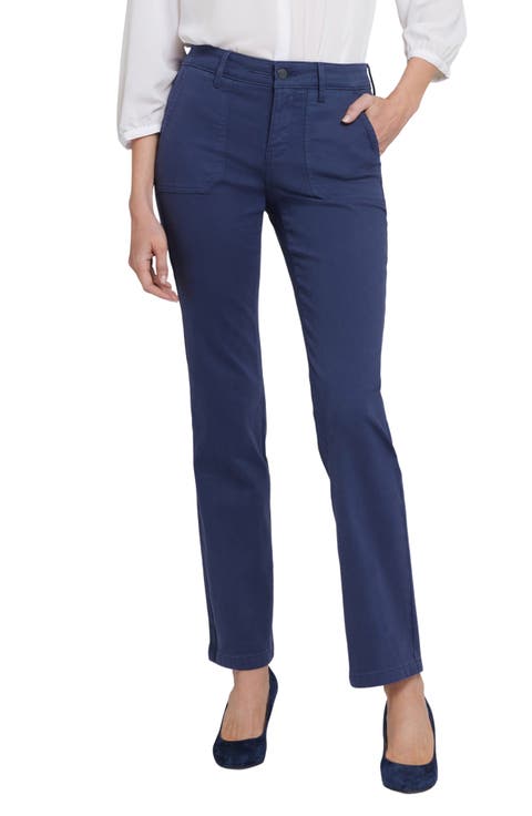 Marilyn Utility Pocket Straight Leg Jeans (Regular & Petite)