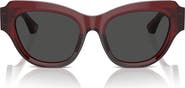 Burberry 52mm Irregular Sunglasses