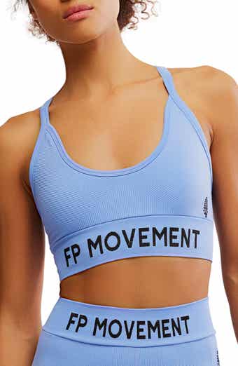 Free People FP Movement Long Haul Logo Sports Bra