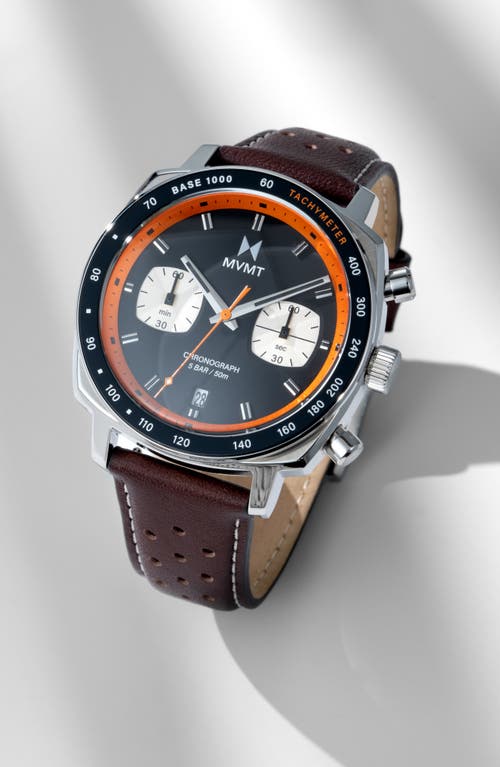 Mvmt Mulholland Driver Chronograph, 42mm In Brown