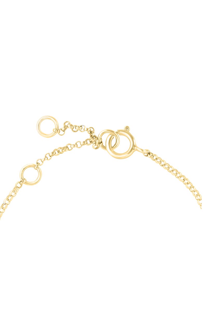 EFFY Diamond Moon Charm Bracelet, Alternate, color, Gold