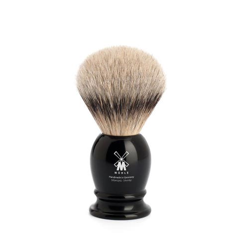 Classic Small Black Silvertip Badger Shaving Brush