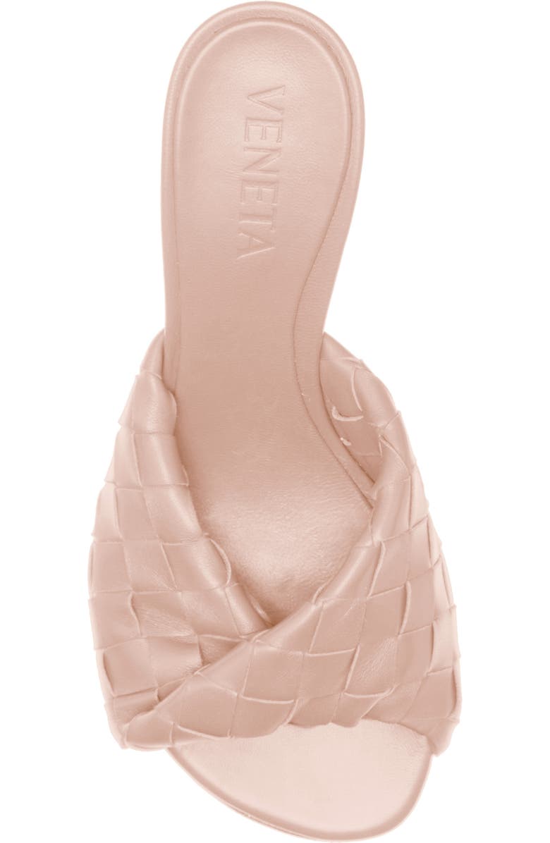 Bottega Veneta Blink Intrecciato Lambskin Leather Sandal, Alternate, color, New Cameo