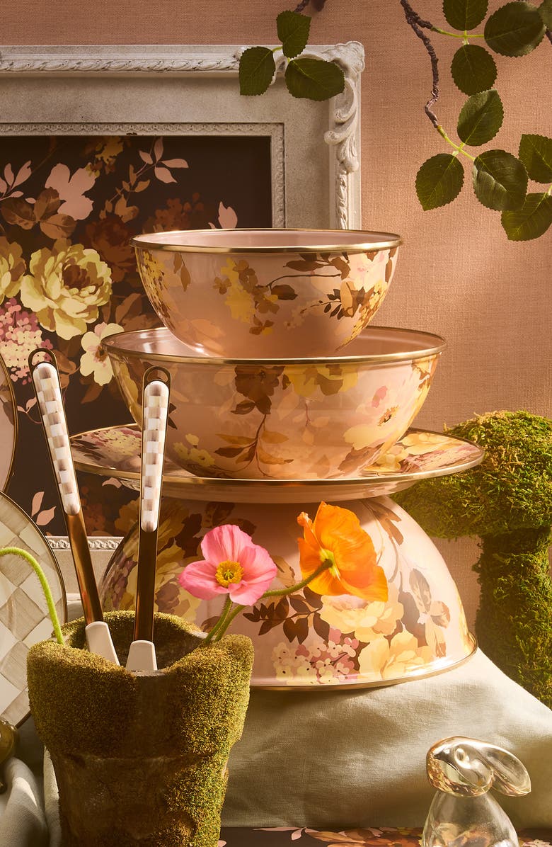 MACKENZIE CHILDS Wild Rose Mauve Medium Everyday Bowl, Alternate, color, Mauve