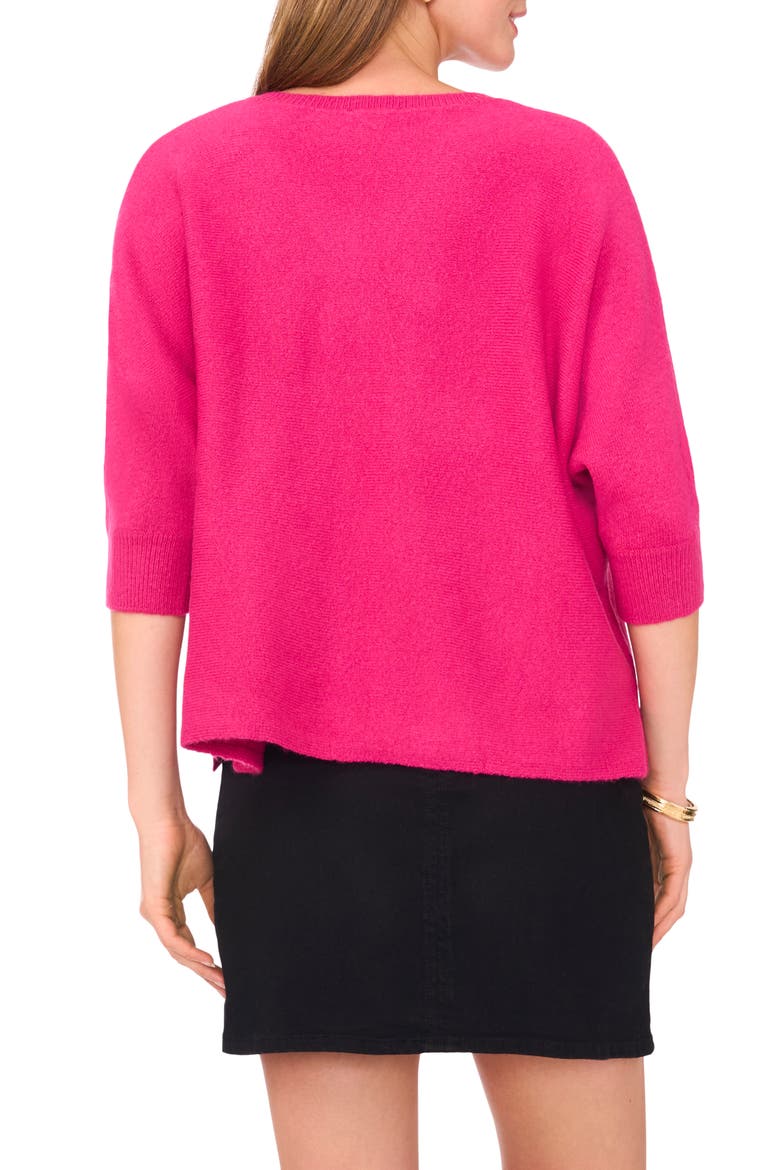 Dolman Sleeve Sweater, Alternate, color, RED PLUM