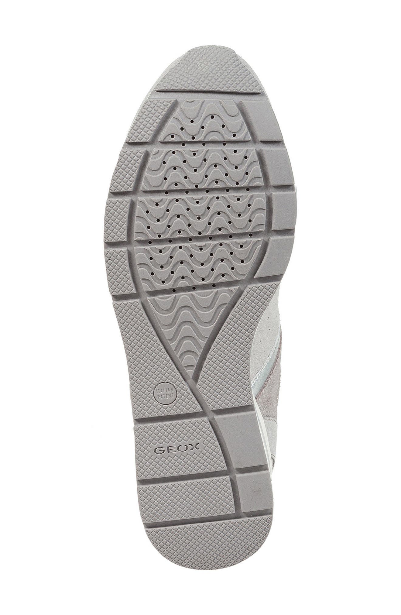 Geox Zosma Wedge Sneaker, Alternate, color, 