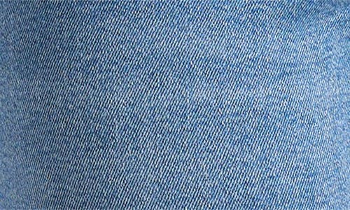 Mango Sienna Raw Hem Crop Flare Jeans In Blue