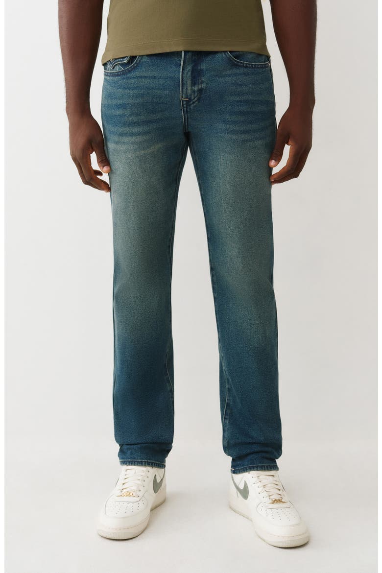 Geno Snap Flap Pocket Slim Jeans, Main, color, MEDIUM TOASTED CINNAMON WASH