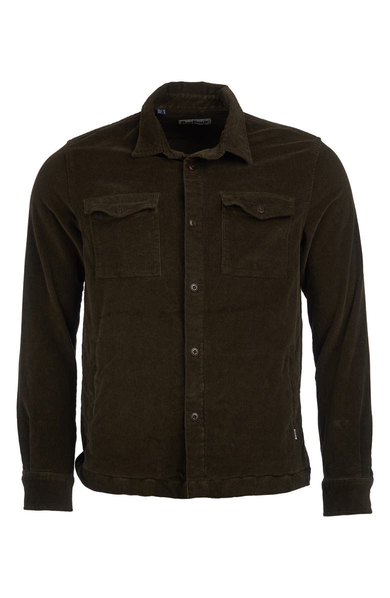 Barbour Stretch Corduroy Overshirt, Alternate, color, 
