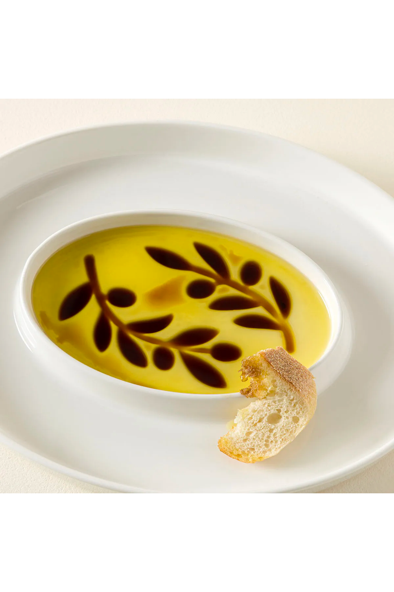 Olive Oil & Vinegar Dipping Tray, Alternate, color, White