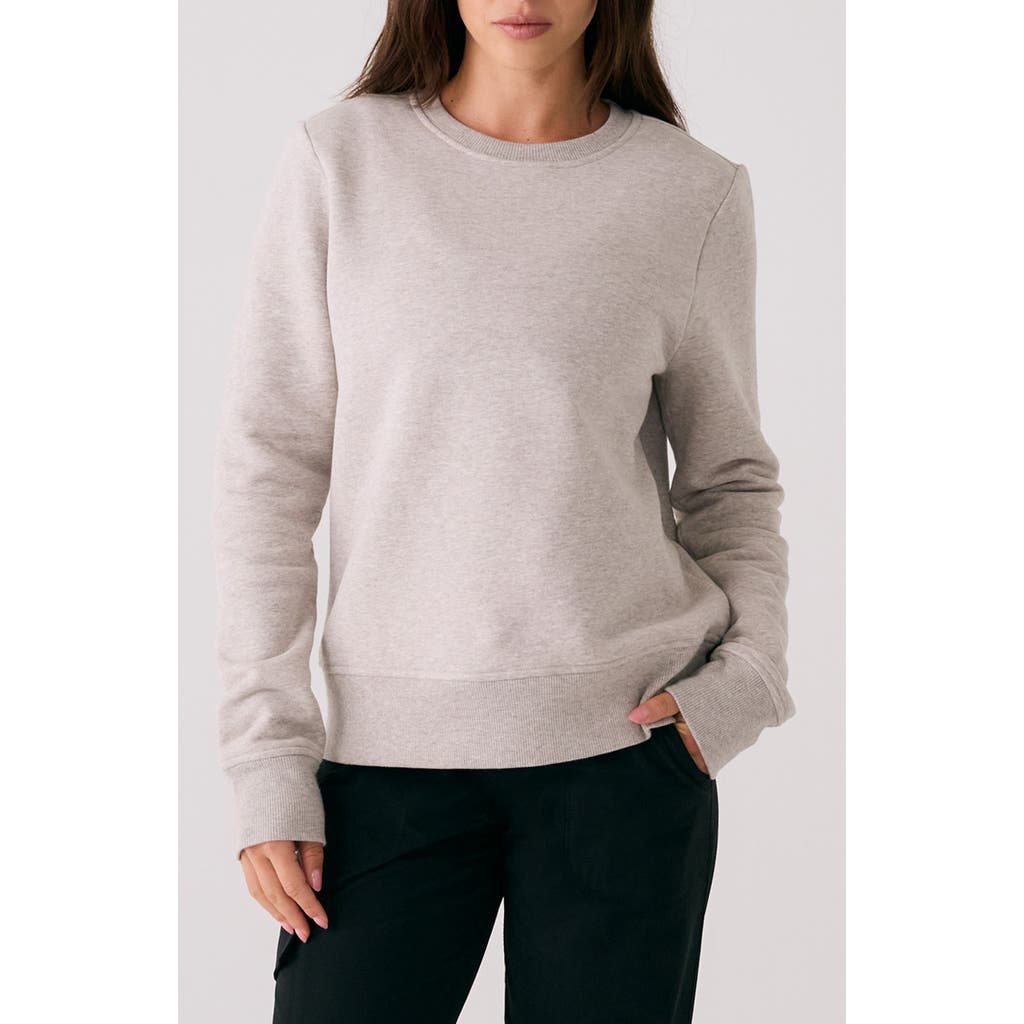 Lole Icon Crewneck Sweatshirt In Gray