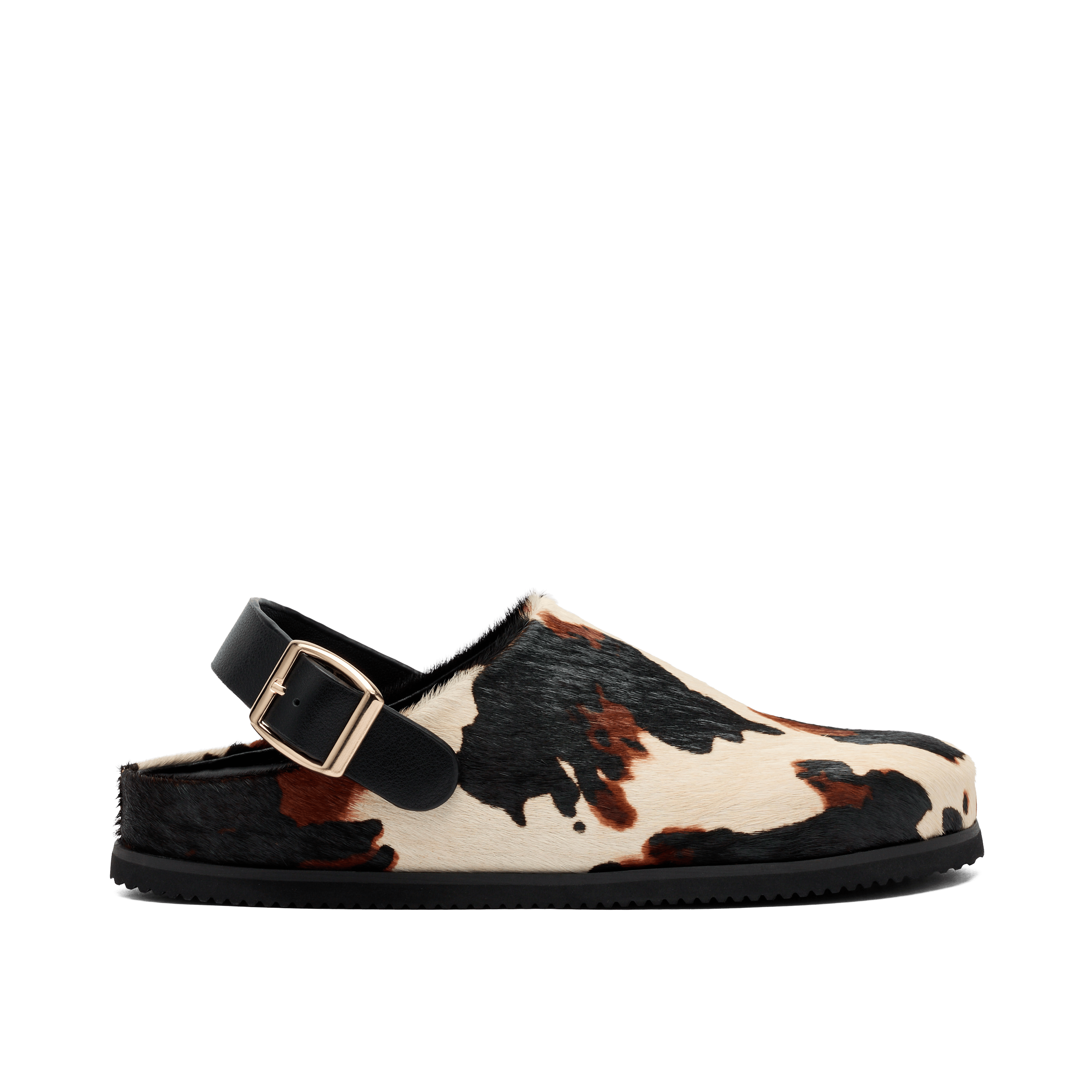 MARC NOLAN Ms. Solana Cow Print Backstrap Clogs, Main, color, Cowprint