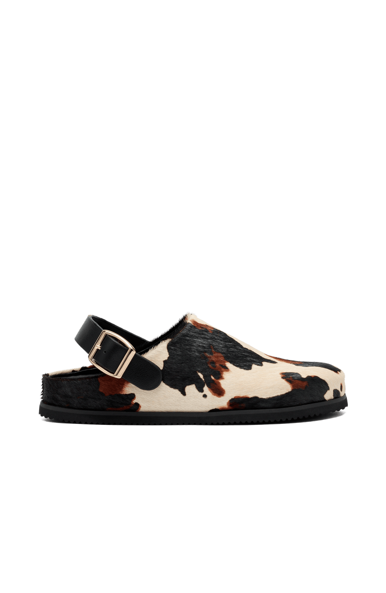 MARC NOLAN Ms. Solana Cow Print Backstrap Clogs, Main, color, Cowprint