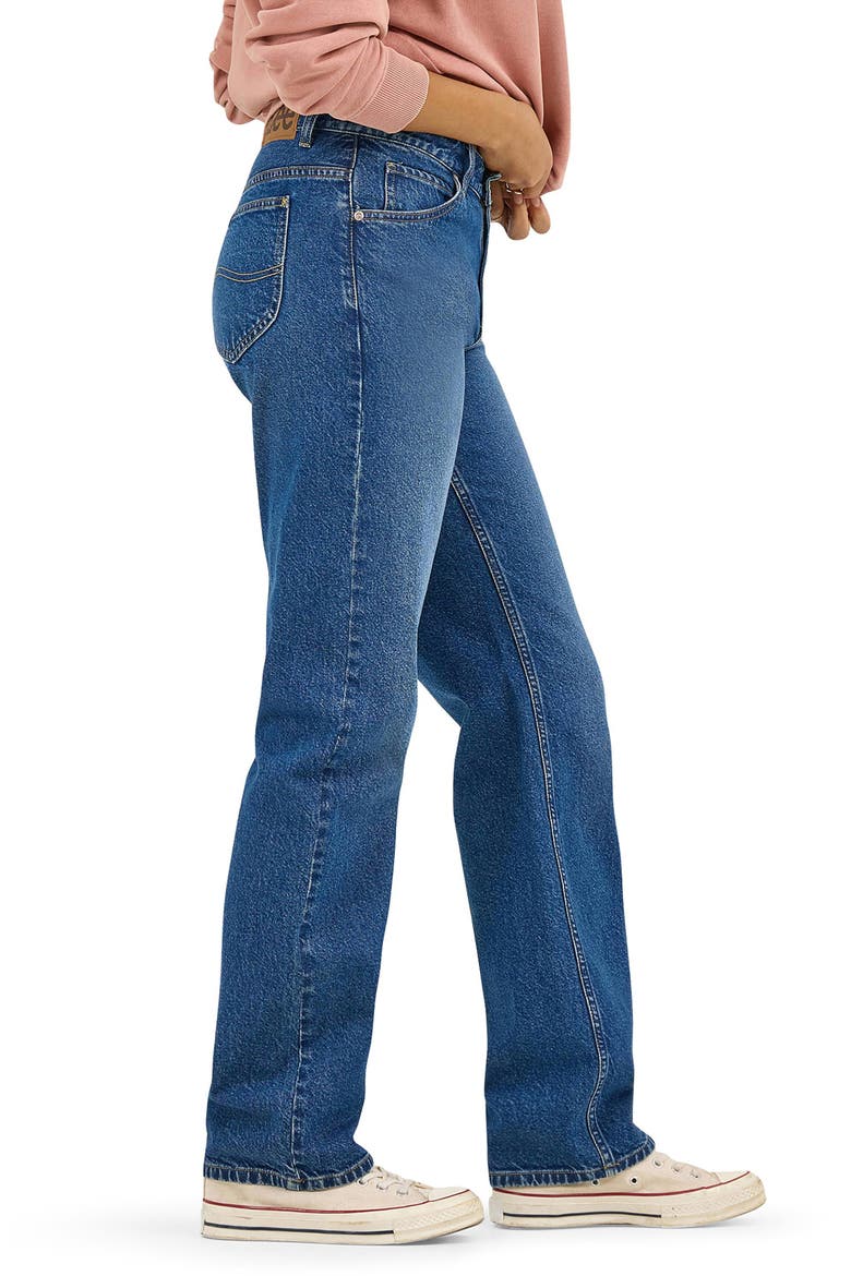 Rider Straight Leg Jeans, Alternate, color, BLUE-TIFUL