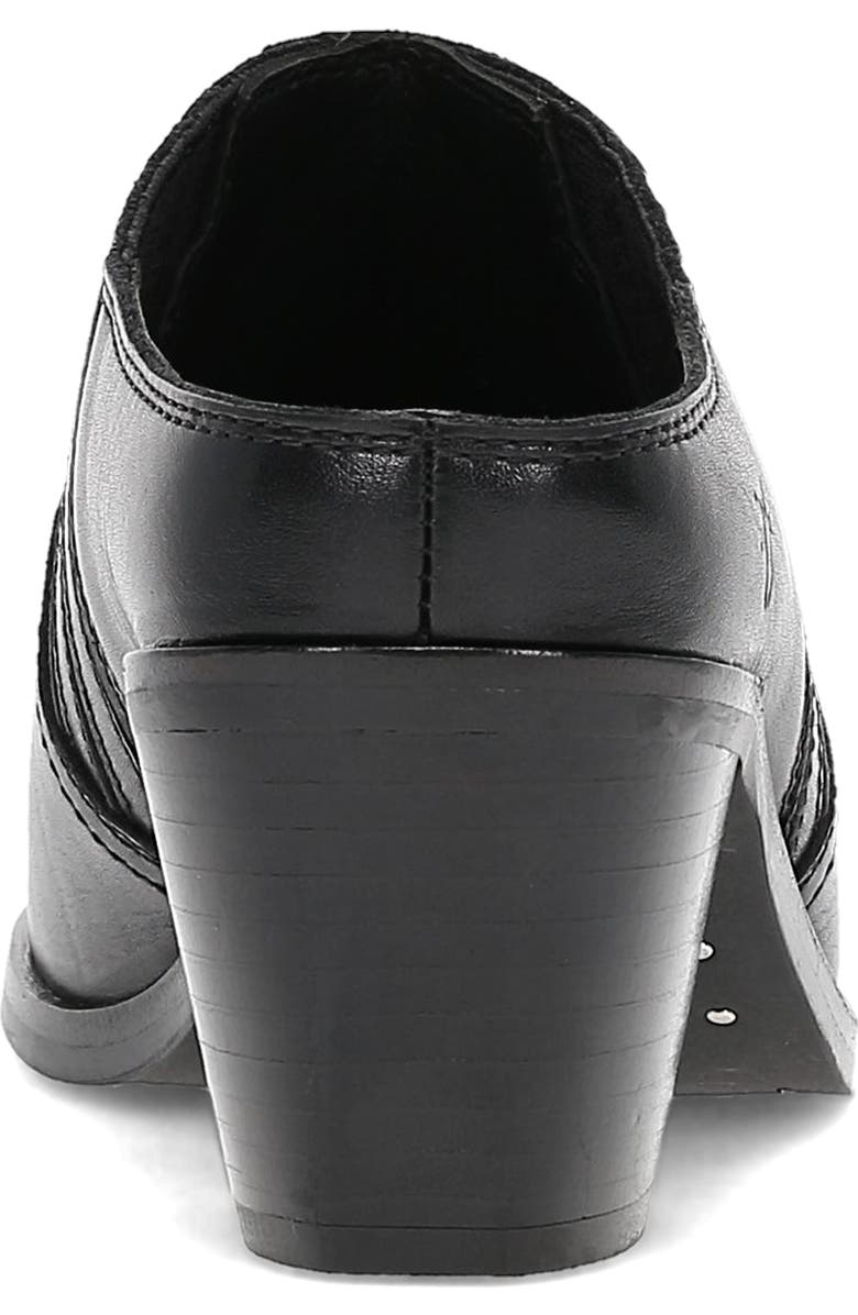 Frye Sara Pointed Toe Mule, Alternate, color, Black