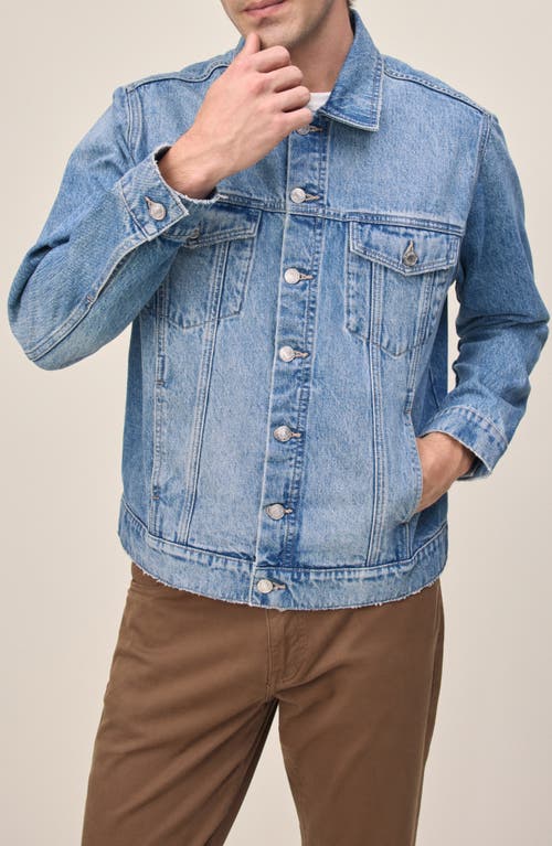 Warp & Weft Warp+weft Sea Distressed Denim Trucker Jacket