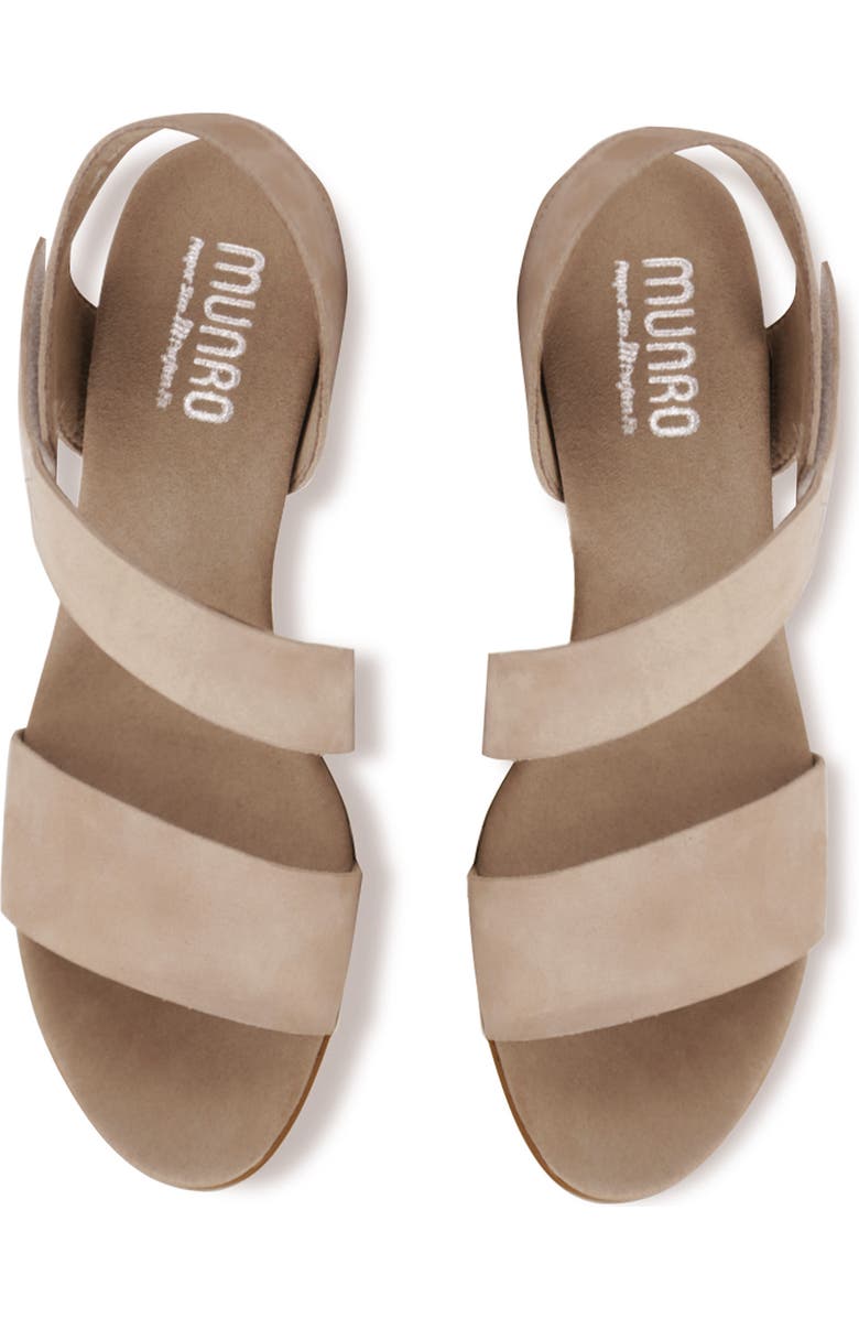 Munro Lucia Sandal, Alternate, color, Stone